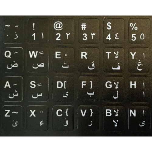 YEAR 9 - ARABIC - Arabic Keyboard Stickers